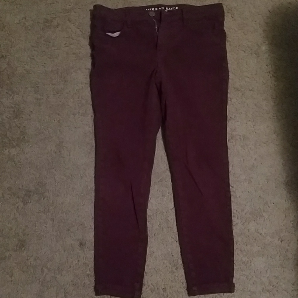 Incredibly soft burgundy jeggings